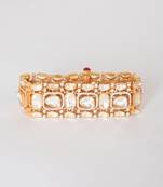 Gold kada bracelet