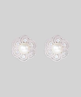 White diamond earrings 2