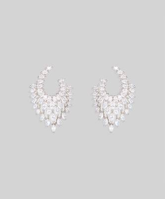 White diamond earrings 2