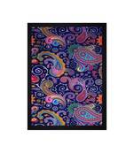 Chaque decor rangoli art texture paper framed art print 19.25 inches x 13.25 inches modern artperfect for home decor