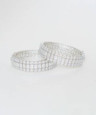 White contemporary bangle 2