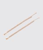 Gold kundan, polki anklet