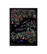 Chaque decor ste light  view texture paper framed art print 19.25 inches x 13.25 inches modern artperfect for home decor