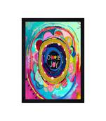 Chaque decor choose joy texture paper framed art print 19.25 inches x 13.25 inches modern artperfect for home decor