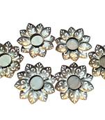 Iron jyot with leaves (set of 6)