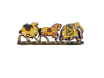 Wooden magnetic wall art for iron surfaces 2