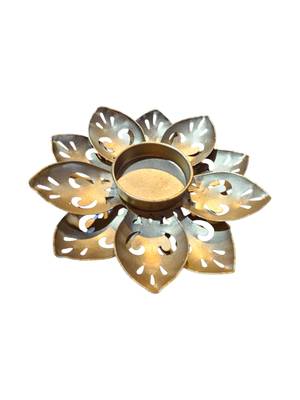 Iron jyot with leaves (set of 6) 5