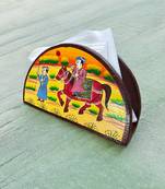 Wooden tissue paper rack/napkin holder stand