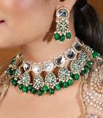 Kundan jadau jaipur work bridal choker