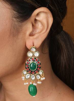 Kundan choker with jaipur jadau work     bridal jewellery 4