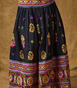 Salwar studio navy blue garba special readymade lehenga