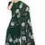 Green embroidered georgette saree with blouse