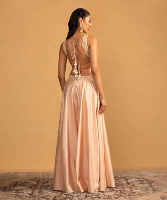 Peach sharara set 5