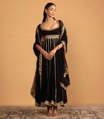 Black anarkali set