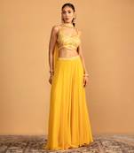Yellow palazzo set