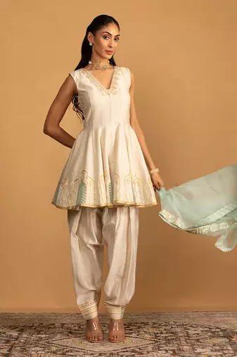 Offwhite kurta set