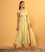 Bottle gourd anarkali set