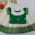  Baby Girl's Traditional Readymade South Indian Pattu Pavadai Green Lehenga Choli For Kid's