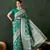 Classiques Art Silk Woven Green Saree for Women