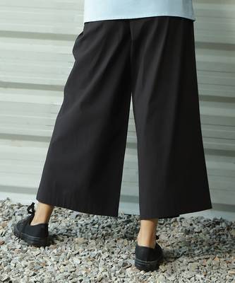 Black poplin pack black flared pants 4