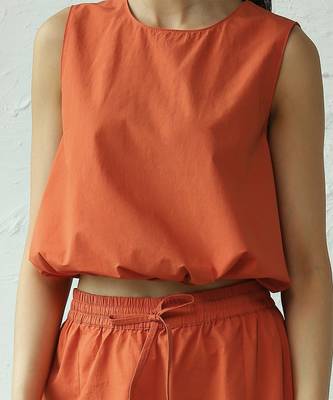 Orange poplin sunshine co-ord set 4