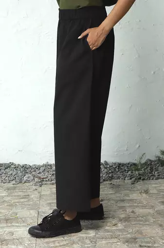 Olive green/ black poplin bohemian co-ord set