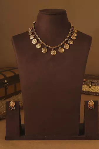 Goddess Blessings Coin Necklace Set