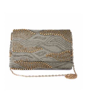Galaxy grey clutch 1