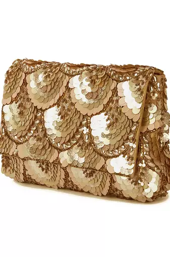 Sequin sparkle clutch