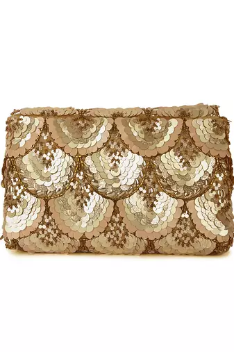 Sequin sparkle clutch