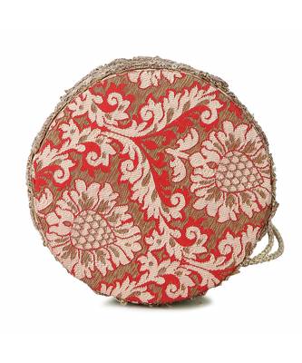 Red brocade potli 5