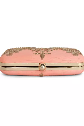 Peacock couple clutch