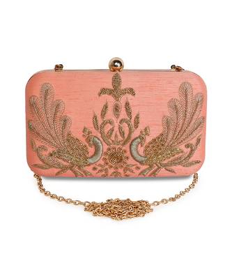 Peacock couple clutch 5