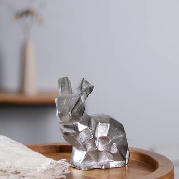 Modern abstract bunny figurine 1