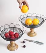 Twine wire fruit basket set