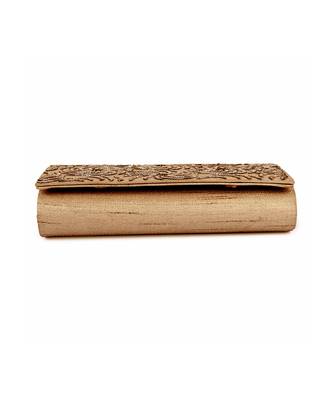 Lustre gold clutch 3