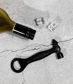 Black strike bottle opener