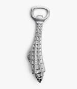 Silver swimmer fish bottle opener