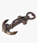 Anchor metal bottle opener