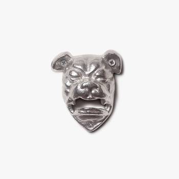 Silver bulldog metal bottle opener 1