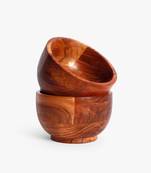 Prairie  wood duo farm bowl set