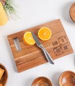 Let's cook scripted chopping board