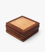 Vintage framed wooden coasters