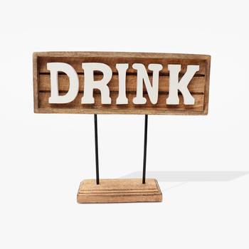 Floating drink scripted accent 1