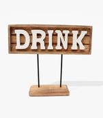 Floating drink scripted accent