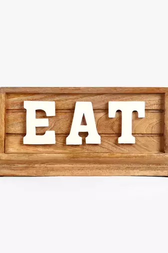 Let   s eat decor accent