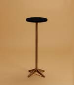 White marble drink table