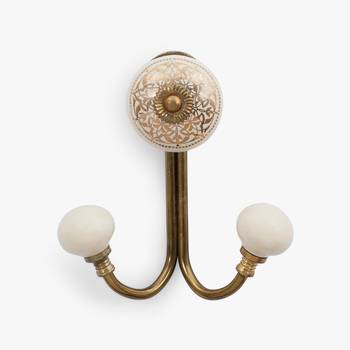 Pearly white filigree hook 1