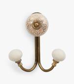 Pearly white filigree hook