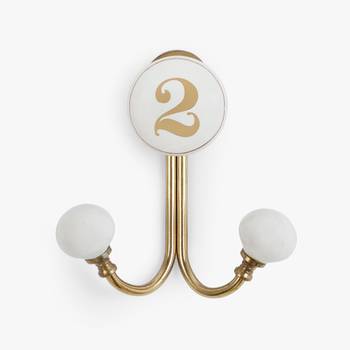 Numbered nook wall hook 1